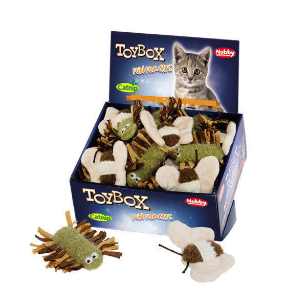 Raupe & Schmetterling, mit Catnip