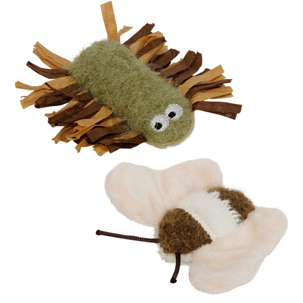 Raupe & Schmetterling, mit Catnip
