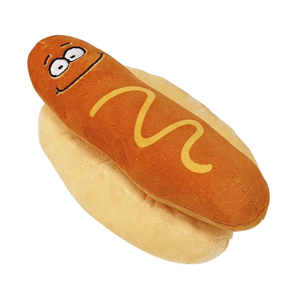 Plush Toy „Happy Food“ Hot Dog | Plüsch | Activity | Dog | Nobby Pet Shop GmbH