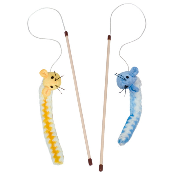 Fishing rod with toy