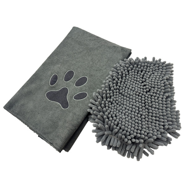 Set Handschuh und -tuch "DRY & CLEAN"