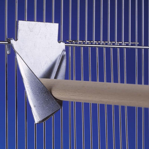 Knob-perch-holder made of metal