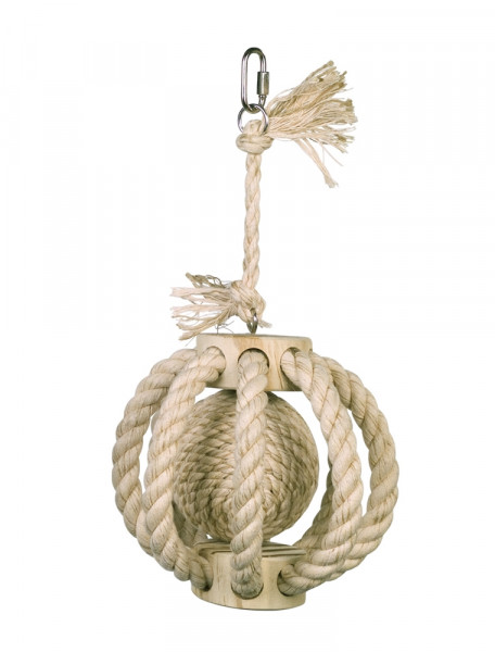 Climbing ring with ball