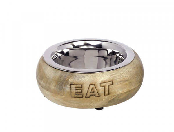 Stainless steel bowl "EAT"
