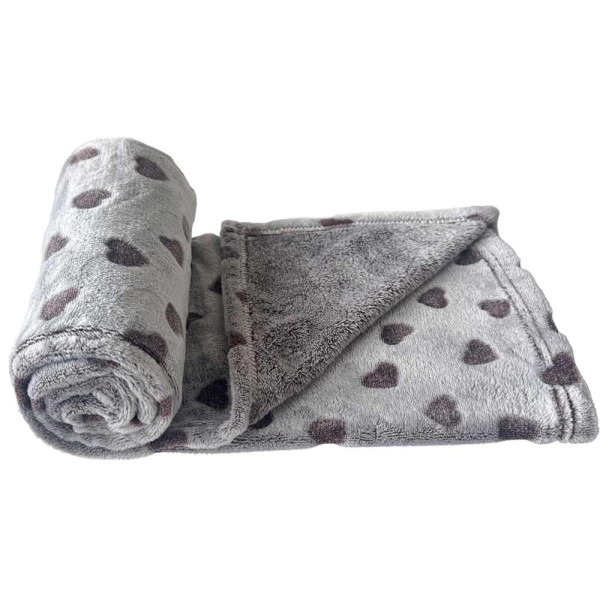 Fleece Plaid "HEART"