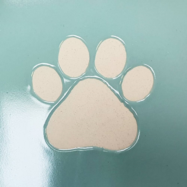 Ceramic bowl "Strio" mint