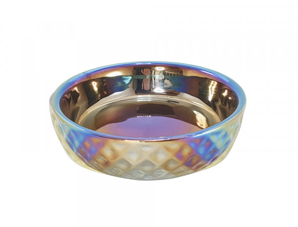 Ceramic bowl "Gold Rainbow"