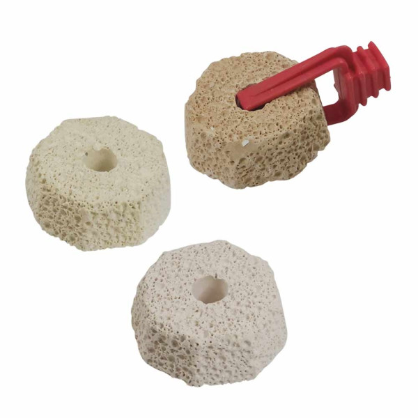 Bimsstein mit Halter