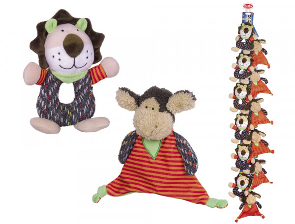 Plush toys lion and sheep