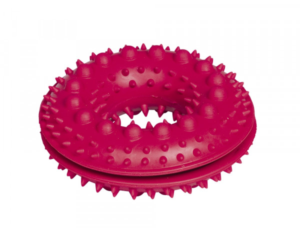 Rubber snackring with spikes