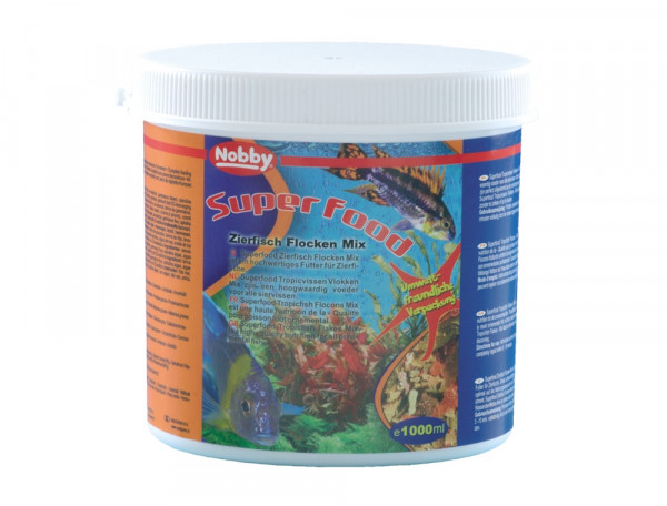 Ornamental fish flakes mix