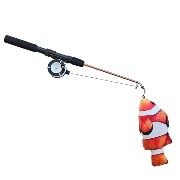 Rod with plush fish