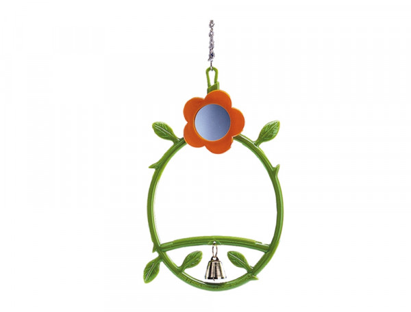 Flower-swing with bell