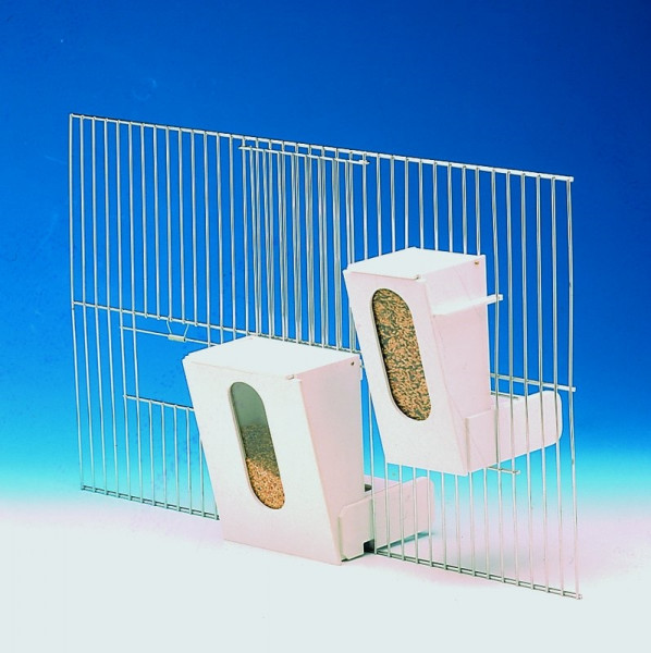Feeder for the "fence-door"