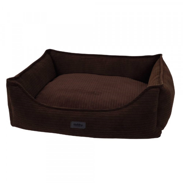 Comfort bed "Kamba" square brown