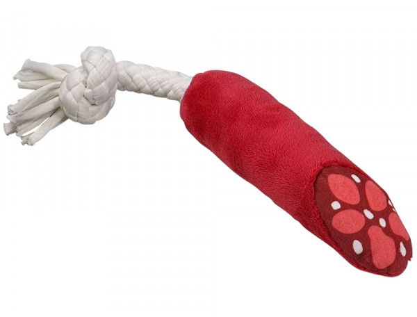 Plüsch-Wurst mit Seil