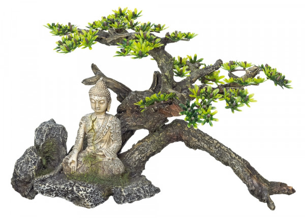 Aqua Ornaments "Buddha mit Pflanzen