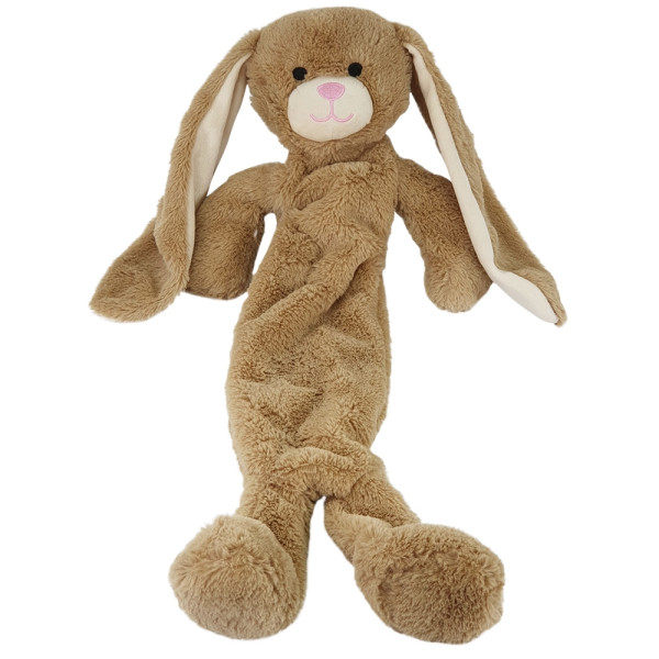 Plush bunny with rope inside