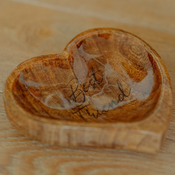 „Best Friend“ wooden bowl