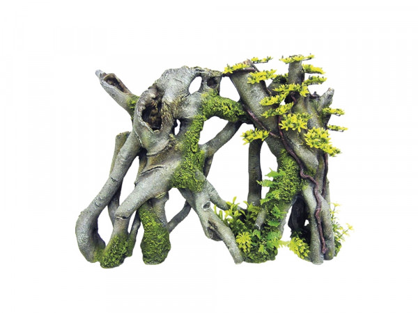 Aqua Ornaments "HOLZ" mit Pflanzen