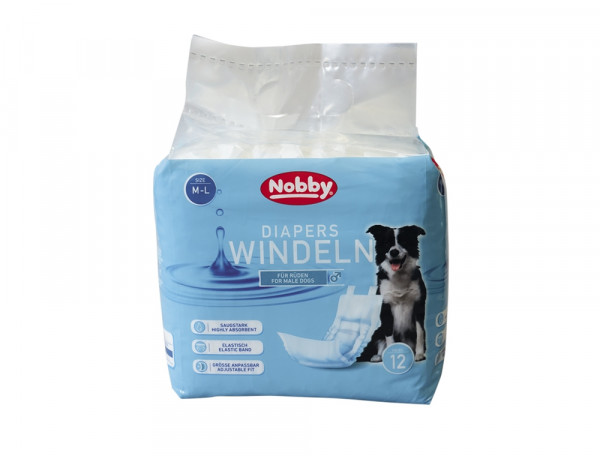 Diapers f. male dogs