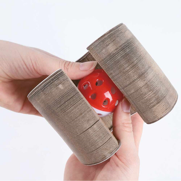 cat spinning top "Flex" made of cardboard