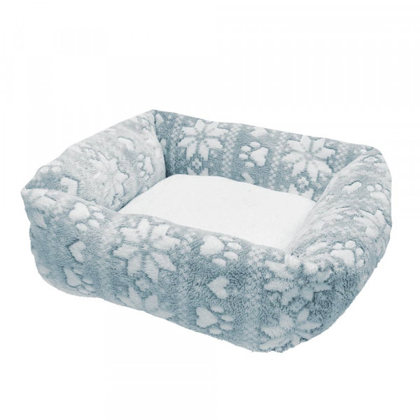 XMAS Komfort Bett eckig "FLOKON"