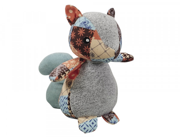 Plüsch-Eichhörnchen "Patchwork"