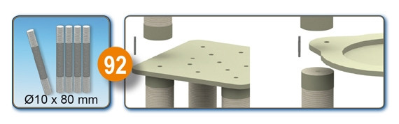 STARSYSTEM Double-headed bolt "DE LUXE"
