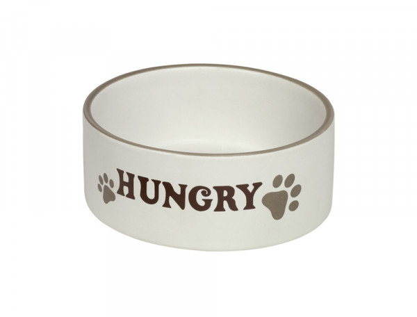 Dog ceramic bowl "HUNGRY"