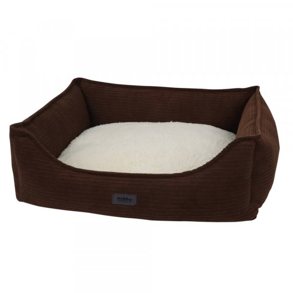 Comfort bed "Kamba" square brown