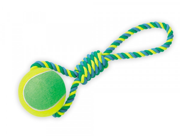 Rope with tennis ball XXL