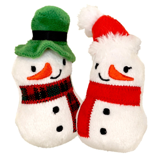 XMAS plush snow men, with catnip