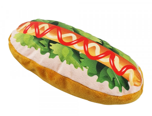 Plush hot dog