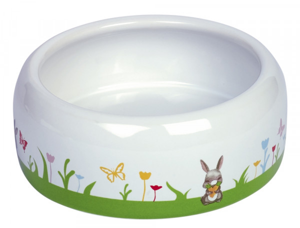 Nager Keramik-Futtertrog "Flower"