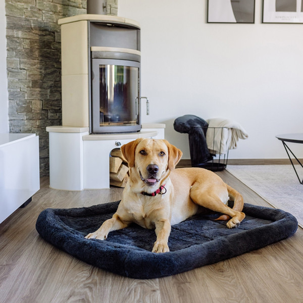 Matte oval mit Rand "Bian"