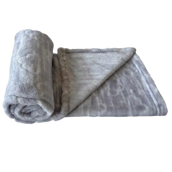 Fleece Plaid "CLOUD"