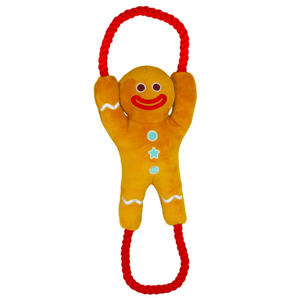 XMAS Plüsch Lebkuchenman mit Seilring
