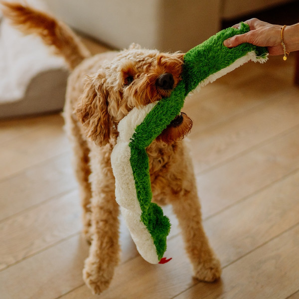 Plüsch Schlange „XL Squeaker“