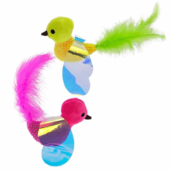 Plüschvogel mit Catnip