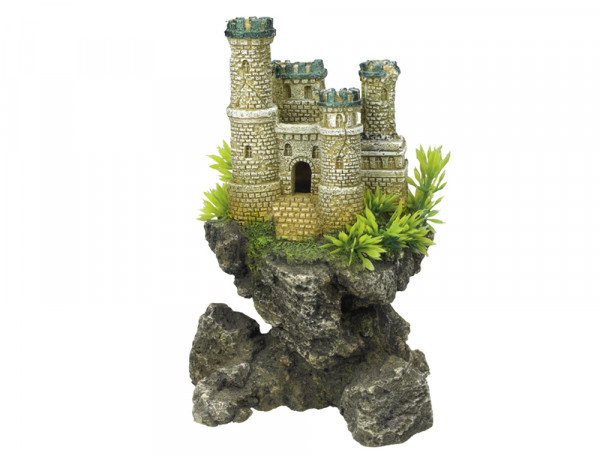 Aqua Ornaments "Burg mit Pflanzen"