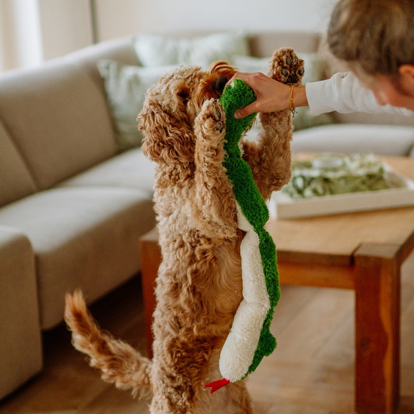 Plüsch Schlange „XL Squeaker“