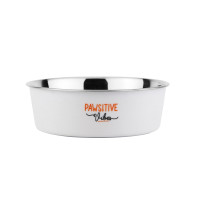 „Pawsitive Vibes“ steel bowl „Pawsitive Vibes“ steel bowl