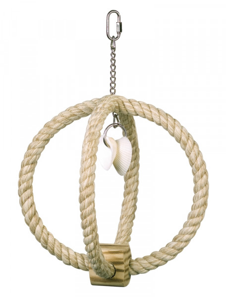 Climbing ring with shells