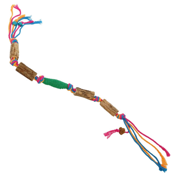 Chain with Matatabi and cotton threads