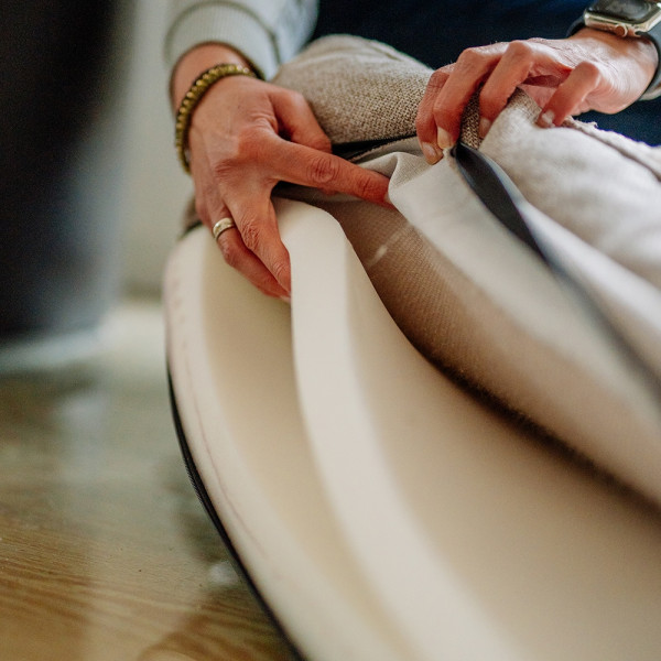 Orthopädisches Sofa eckig "CALBU"