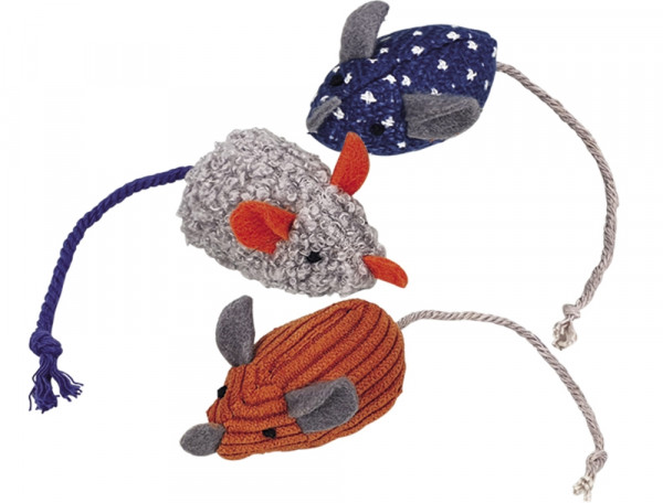 Plush mice with catnip