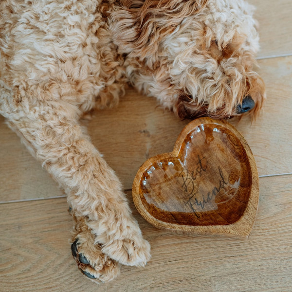 „Best Friend“ wooden bowl