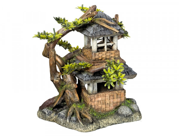 Aqua Ornaments "Haus mit Bonsai"