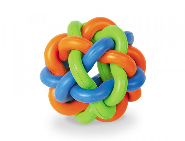 rubber knotted ball